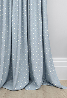 Full Stop, Larkspur - Made to Measure Curtains